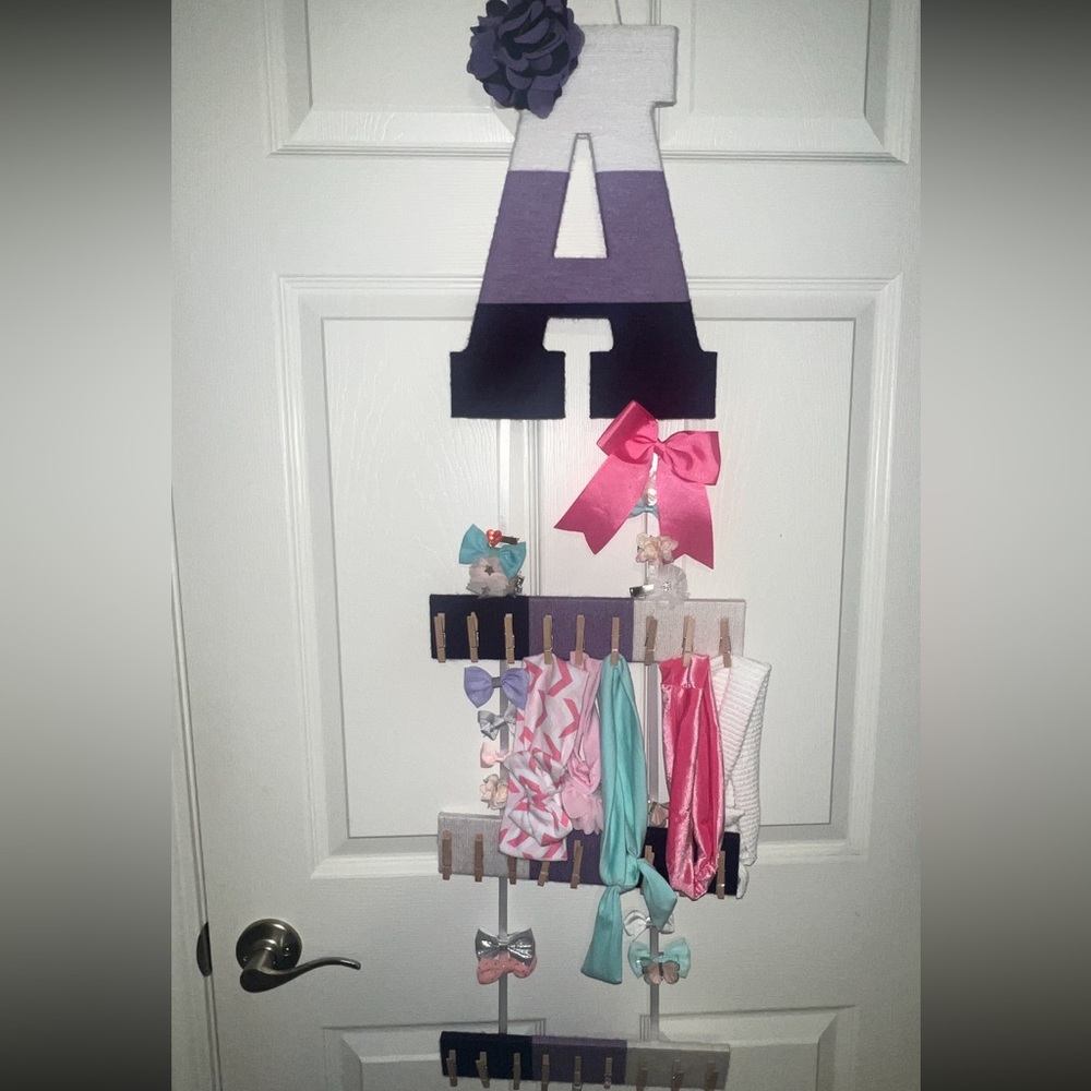 Purple ombré Hair Accessory Organizer